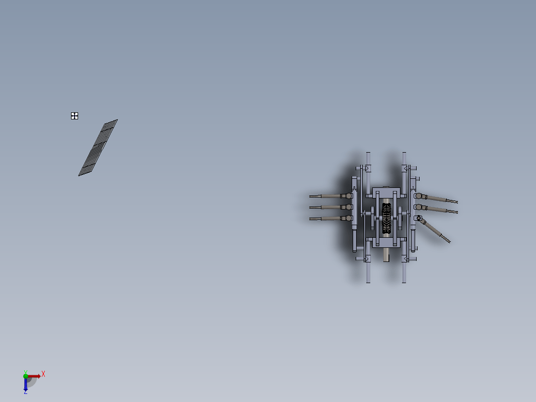 机械划桨机构 Mechanical Paddle Boat