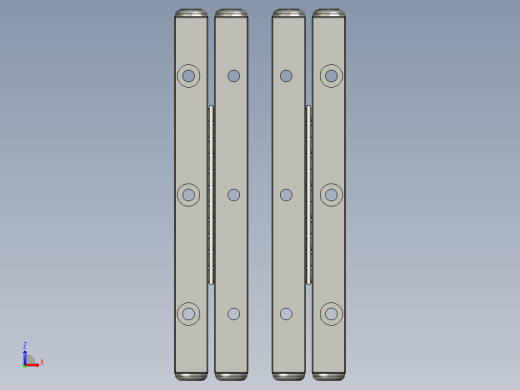 带交叉滚子 d6mm 和行程 150mm 的线性导轨缩略图
