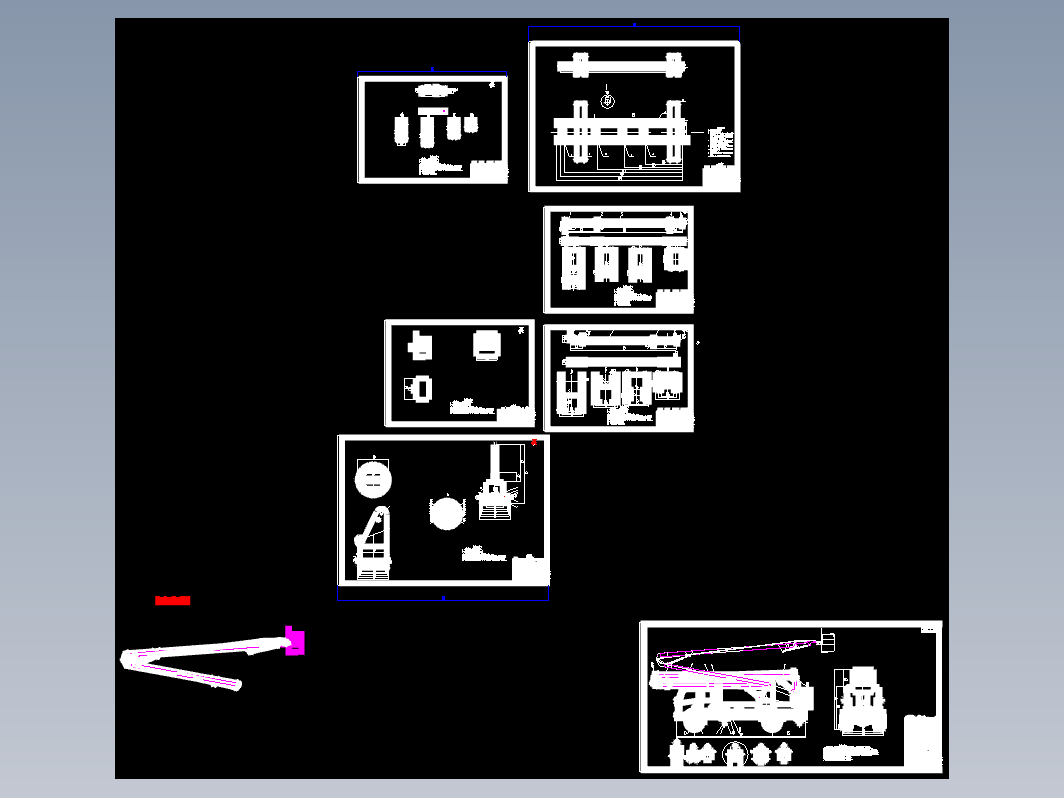 CLGC0174 江铃15米三节臂高空作业车改装设计（举升、吊斗部分）