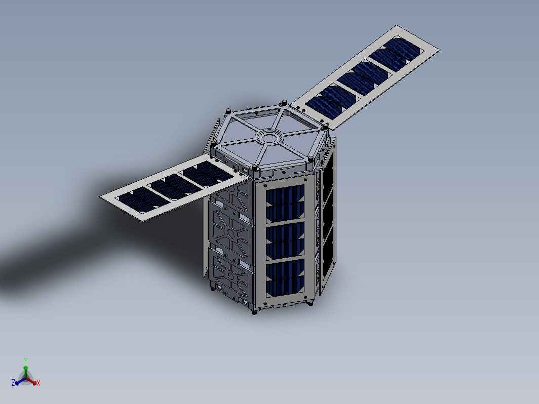 3U六边形卫星模型