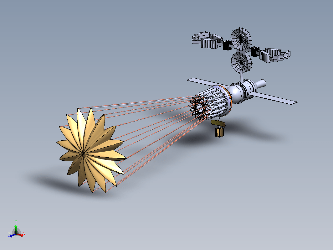 离子太空帆 space sail ion