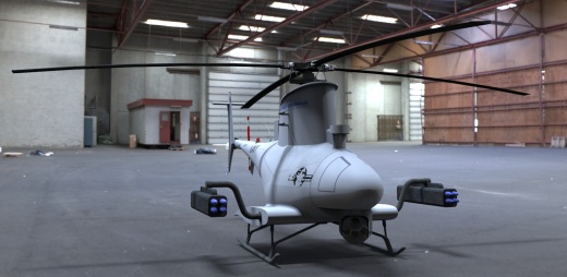 MQ-8B火力侦察兵垂直起飞和着陆战术无人直升机图纸缩略图