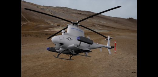MQ-8B火力侦察兵垂直起飞和着陆战术无人直升机图纸缩略图