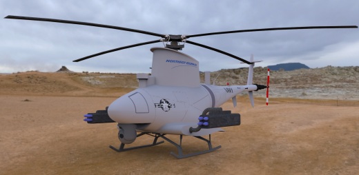 MQ-8B火力侦察兵垂直起飞和着陆战术无人直升机图纸缩略图