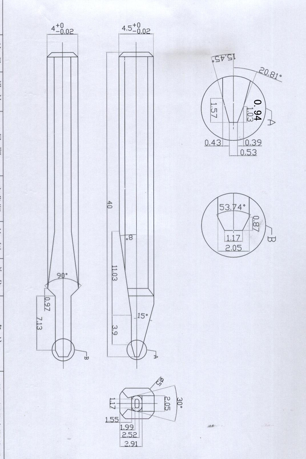 全自动金属Y牙拉链机器  全套2D图纸