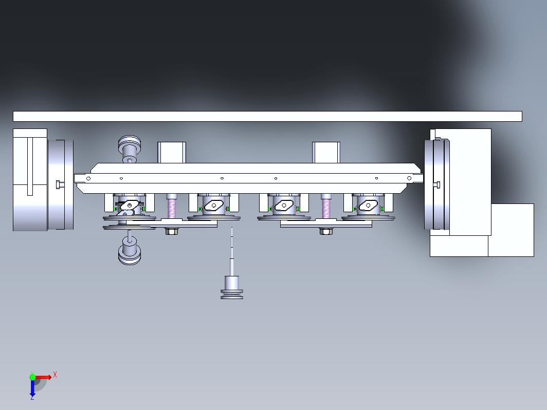 中间壳四轴夹具