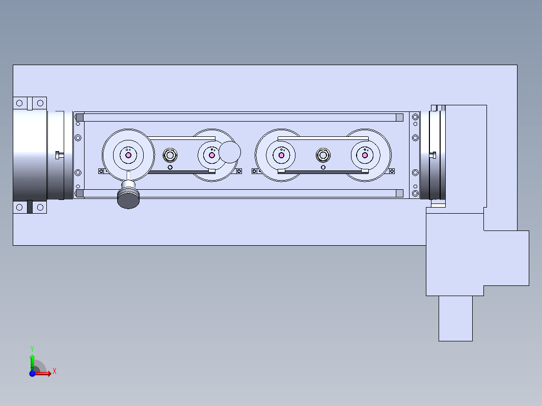 中间壳四轴夹具