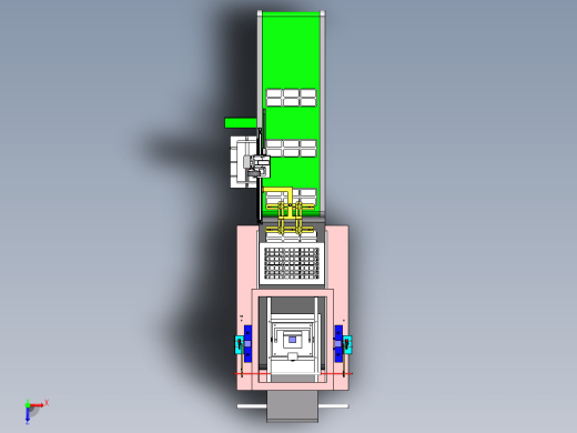 吸塑件自动堆叠机3D模型图纸 SOLIDWORKS设计缩略图