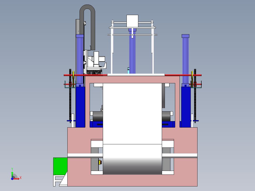 吸塑件自动堆叠机3D模型图纸 SOLIDWORKS设计