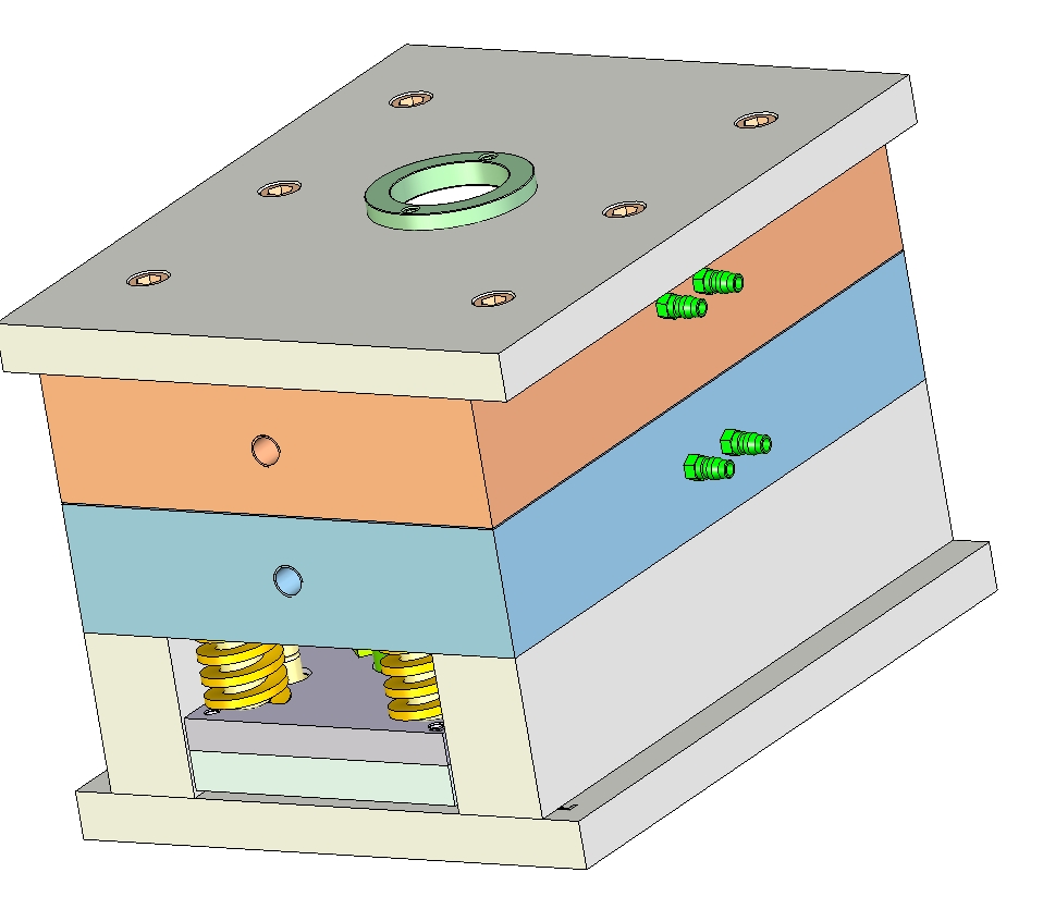 蚊香盖注塑模具设计-含模流分析三维UG8.5+CAD+说明书