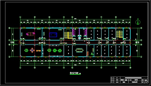 【4层】3100平米综合办公楼设计建筑结构图CAD缩略图