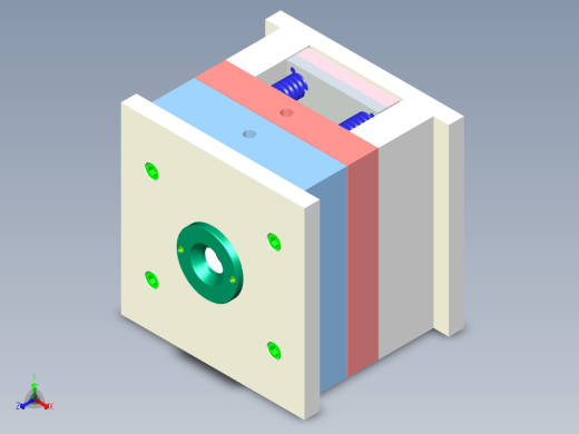 迷你订书机外壳注塑模具设计三维UG12.0带参+CAD+说明书缩略图
