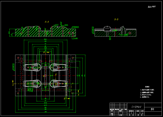 迷你订书机外壳注塑模具设计三维UG12.0带参+CAD+说明书缩略图