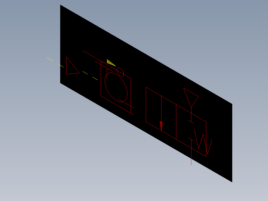 液压元件符号库-检测器和其它元器件