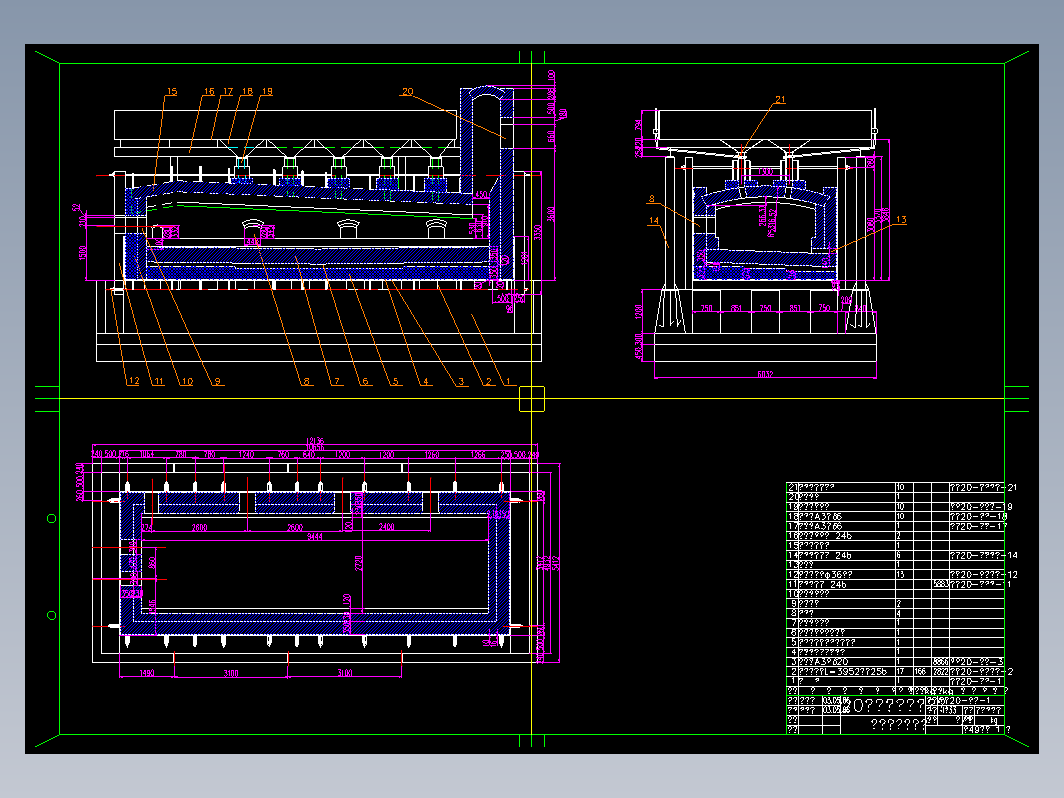 20平米反射炉总图