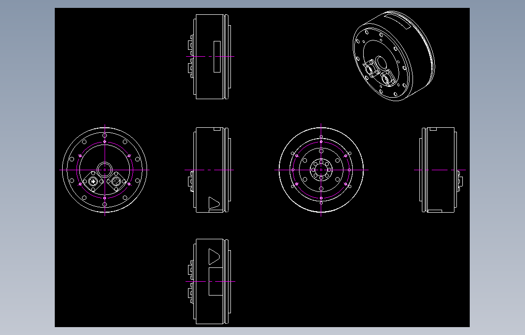 SGM7E直驱电机图纸