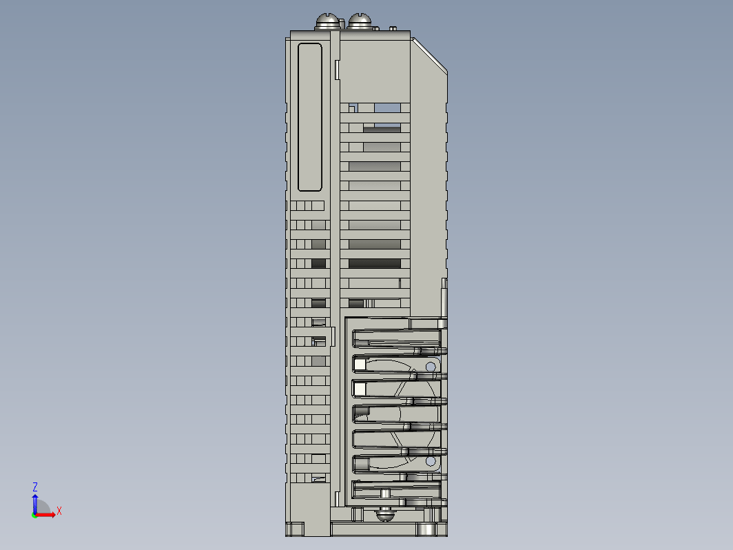 雷赛L7RS系列私服驱动器3D图纸