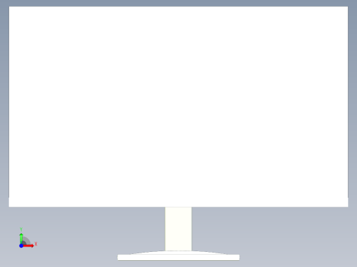 一款显示器制作模型缩略图