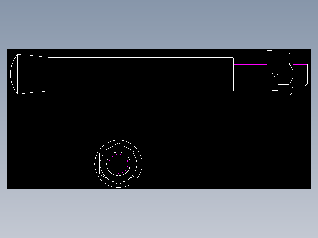 钢膨胀螺栓-M10x125