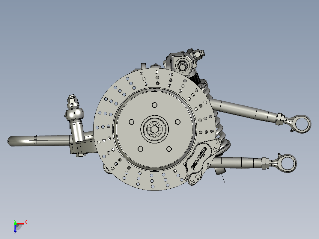 后悬架结构 C5 Corvette Rear Suspension