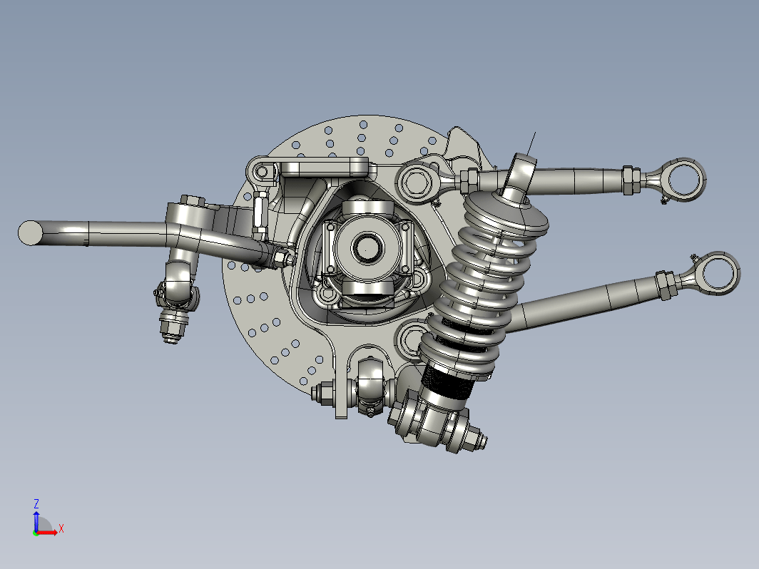 后悬架结构 C5 Corvette Rear Suspension