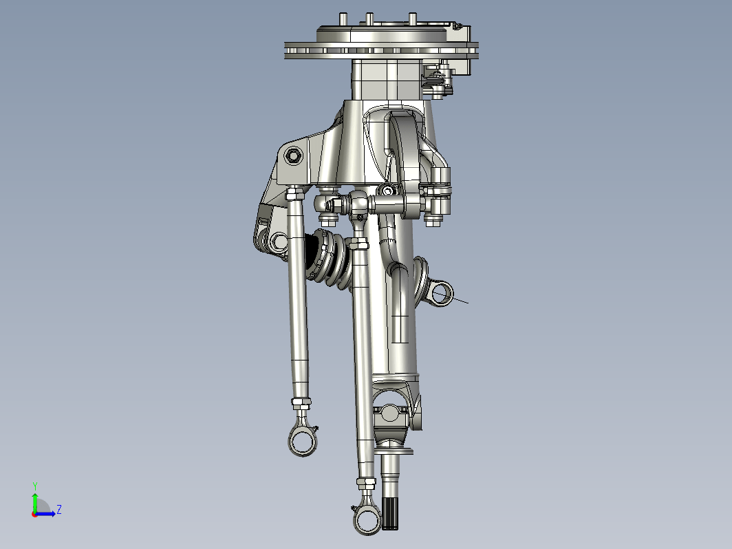 后悬架结构 C5 Corvette Rear Suspension