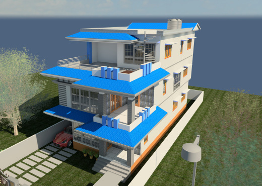 印度 3d 建筑