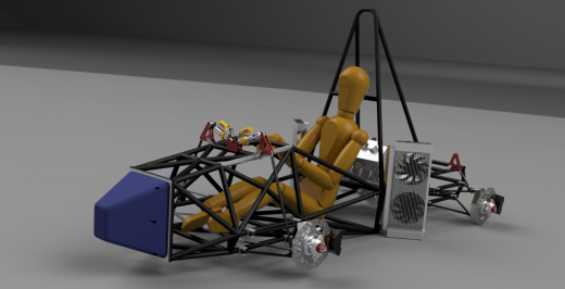 FSAE赛车底盘草图Rev2