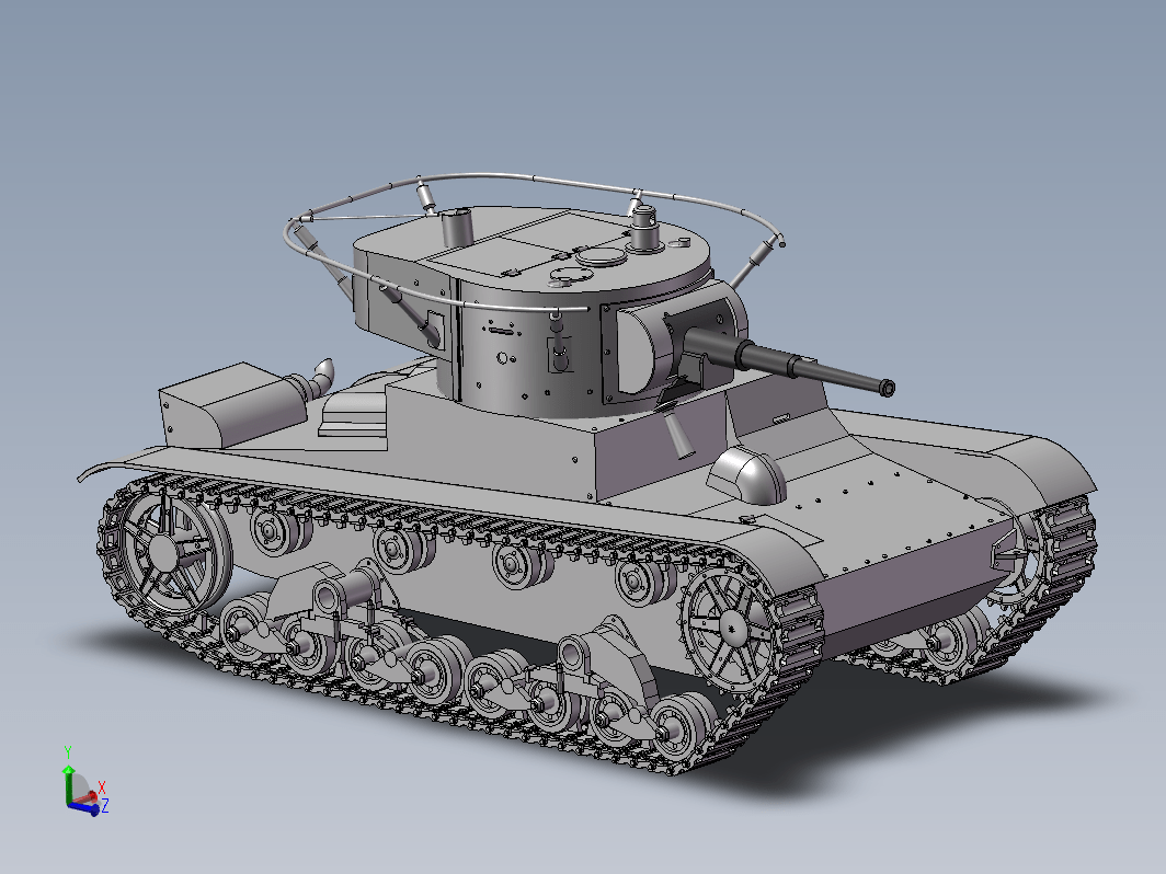 1688T-26轻型坦克SW设计