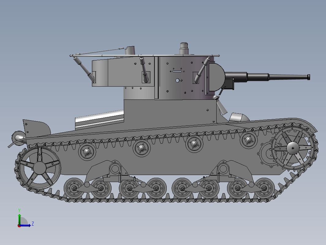 1688T-26轻型坦克SW设计