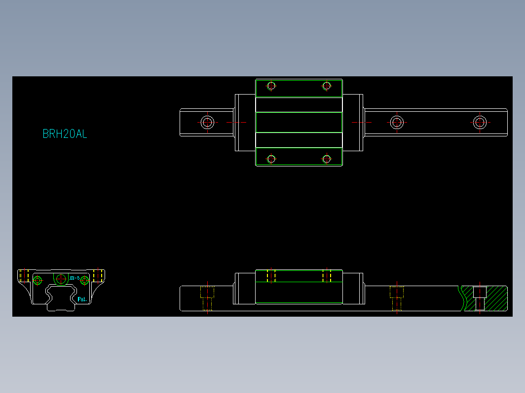 直线导轨BRH20AL