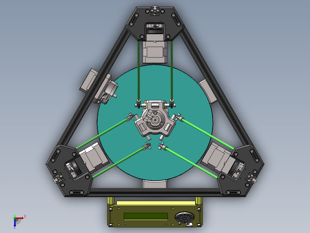 链式输送线蜘蛛Delta机械手