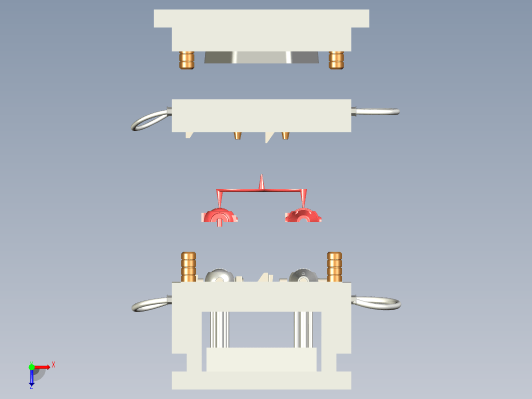 电笔外壳 注塑模具 x_t