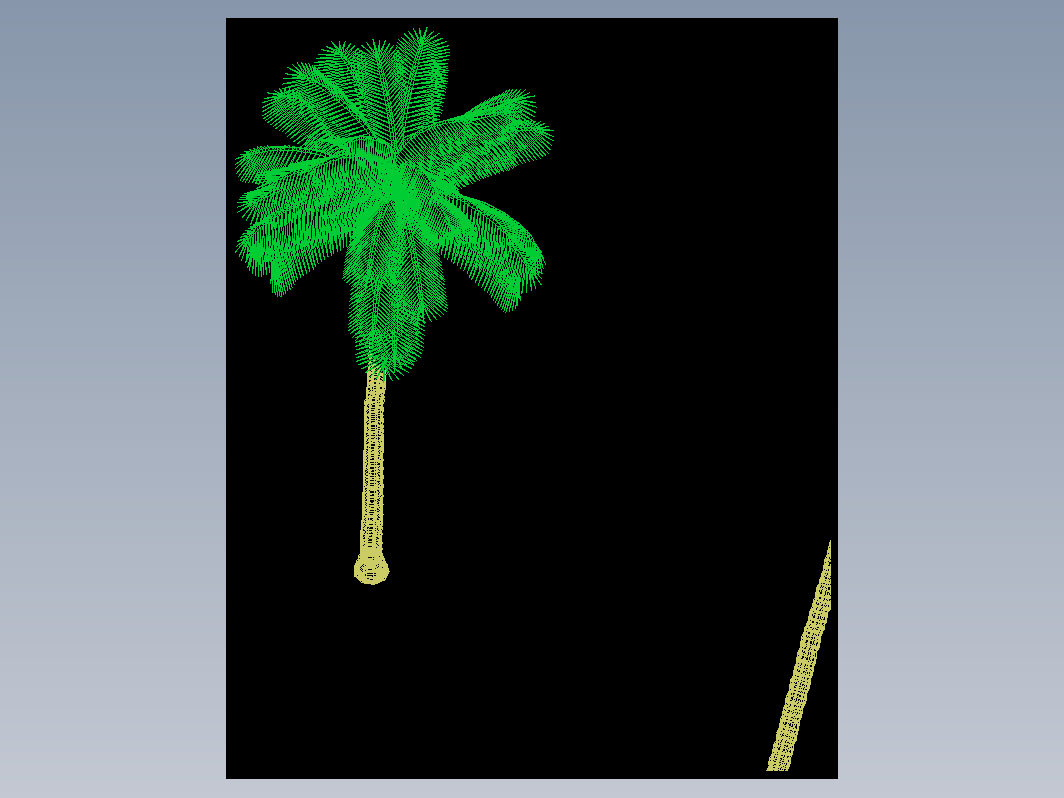 棕榈油树绘图_drawing
