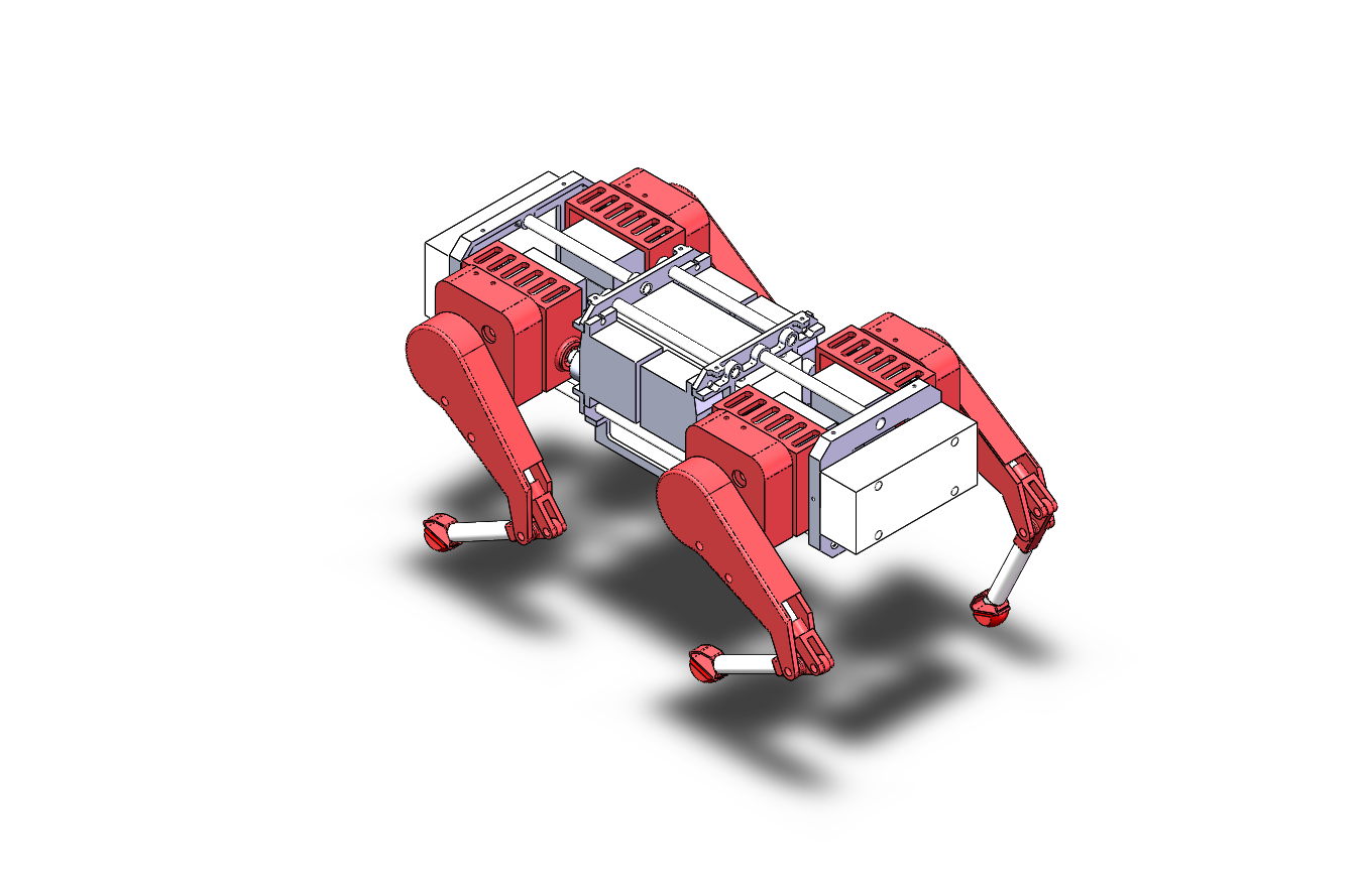 玩具四足机器狗结构 TomatoDog