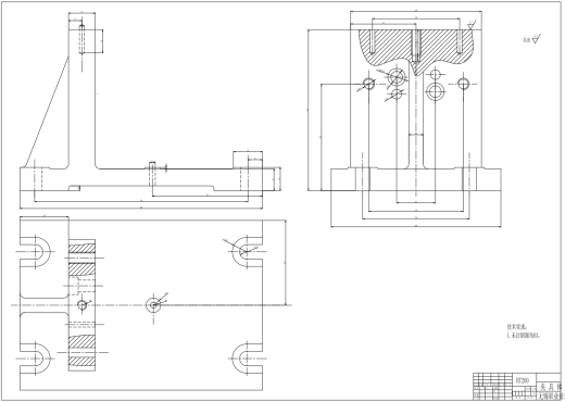 输出轴工艺及钻10-Φ20孔夹具设计CAD+说明缩略图