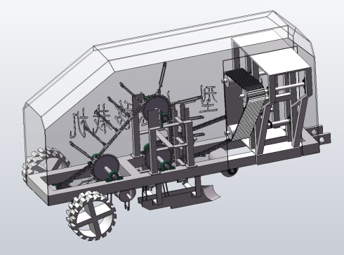 大葱移栽机的设计三维SW2018带参+CAD+说明