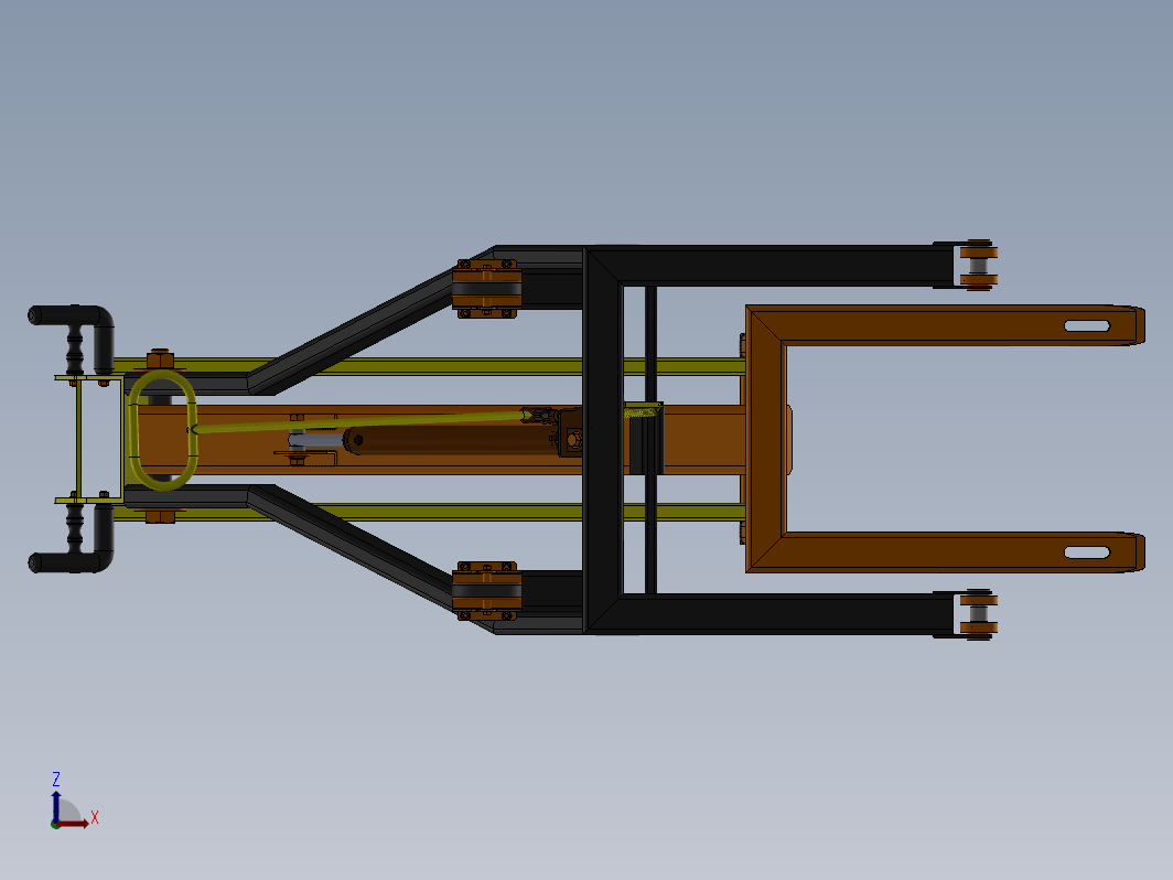 Hydraulic lift crane液压起重推车