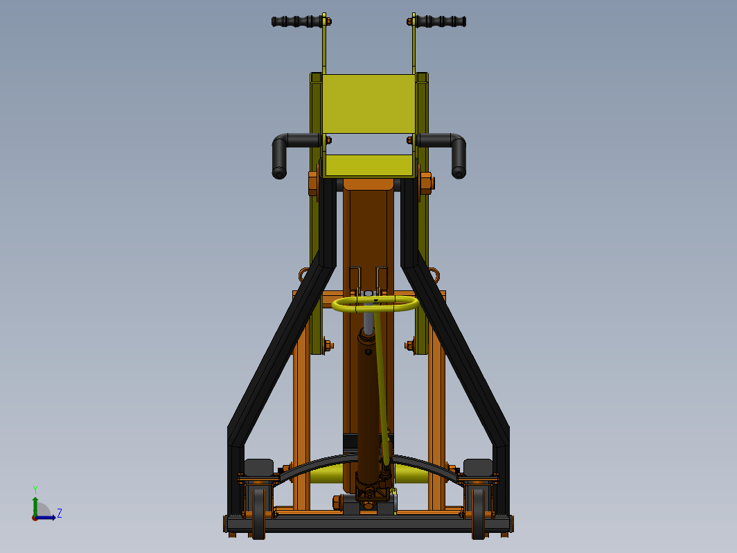 Hydraulic lift crane液压起重推车