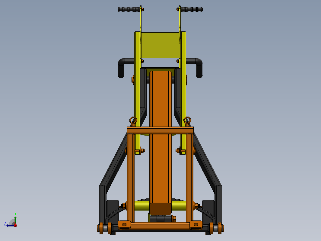 Hydraulic lift crane液压起重推车