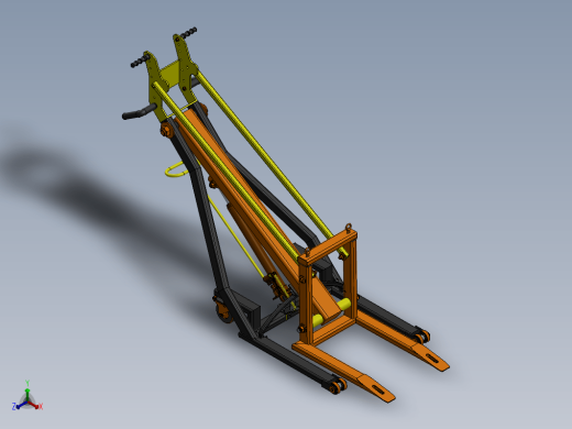 Hydraulic lift crane液压起重推车缩略图