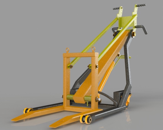 Hydraulic lift crane液压起重推车缩略图