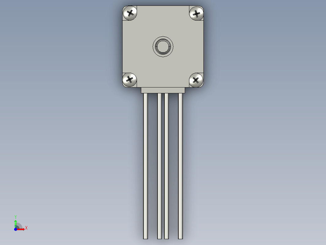 YK28HB40-01A  28mm两相步进电机（3D）