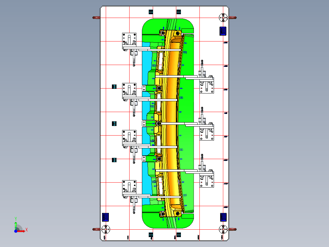 使用卡板+通止规检测产品型面