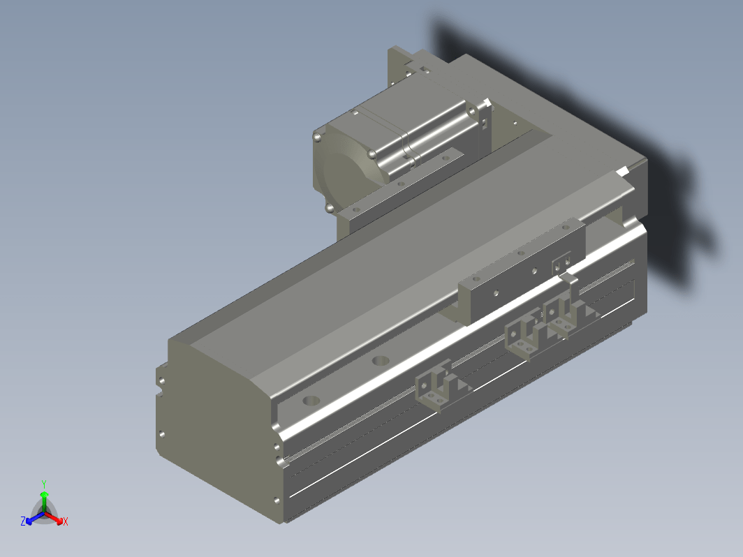 MT100BS-L1000 线性模组 直线滑台模型.MT100BS.L10.100.BL.M20B.C4.3D