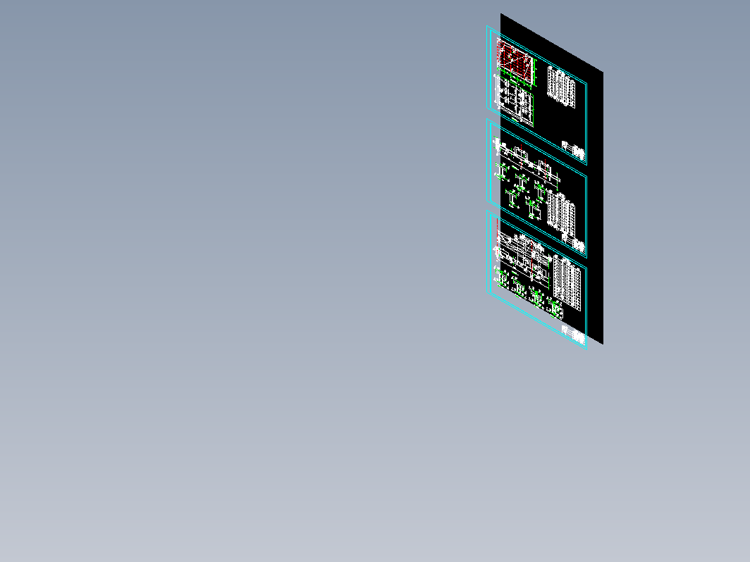 单向板肋梁楼盖设计cad图纸