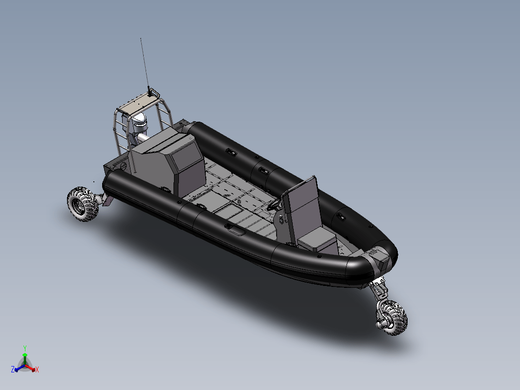 游艇小快艇模型