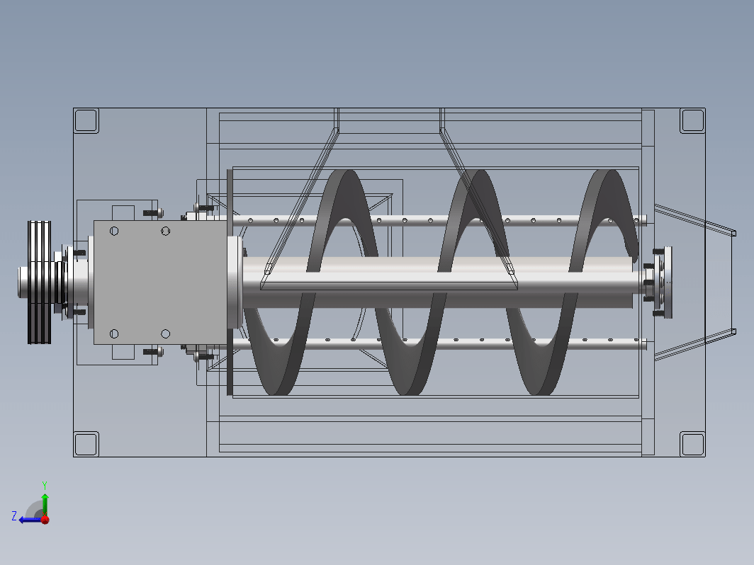 马铃薯去皮结构设计三维SW2013带参+CAD+说明书