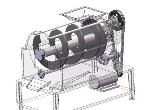 马铃薯去皮结构设计三维SW2013带参+CAD+说明书缩略图