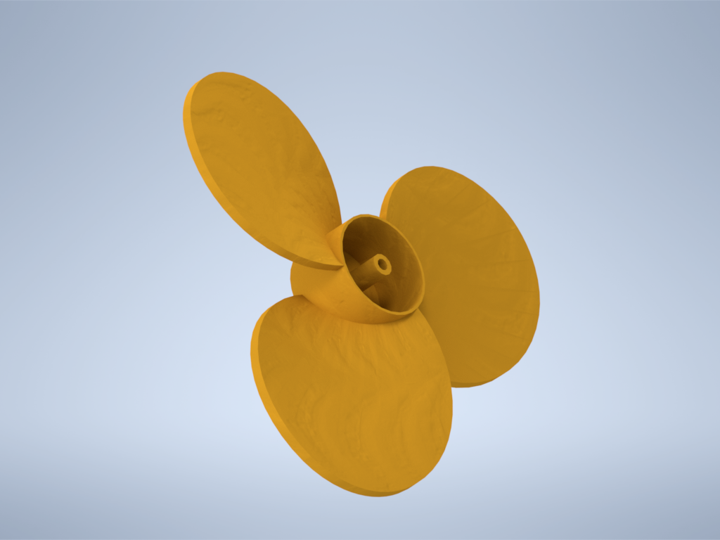 风扇螺旋桨 3D 模型